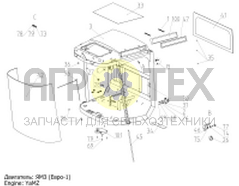 Чертеж Каркас (RT495.06.05.000Ф)